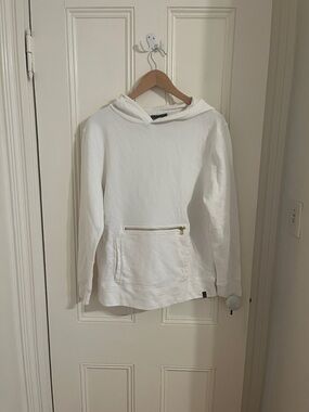 Varley NWOT White Hoodie Gold Hardware Small